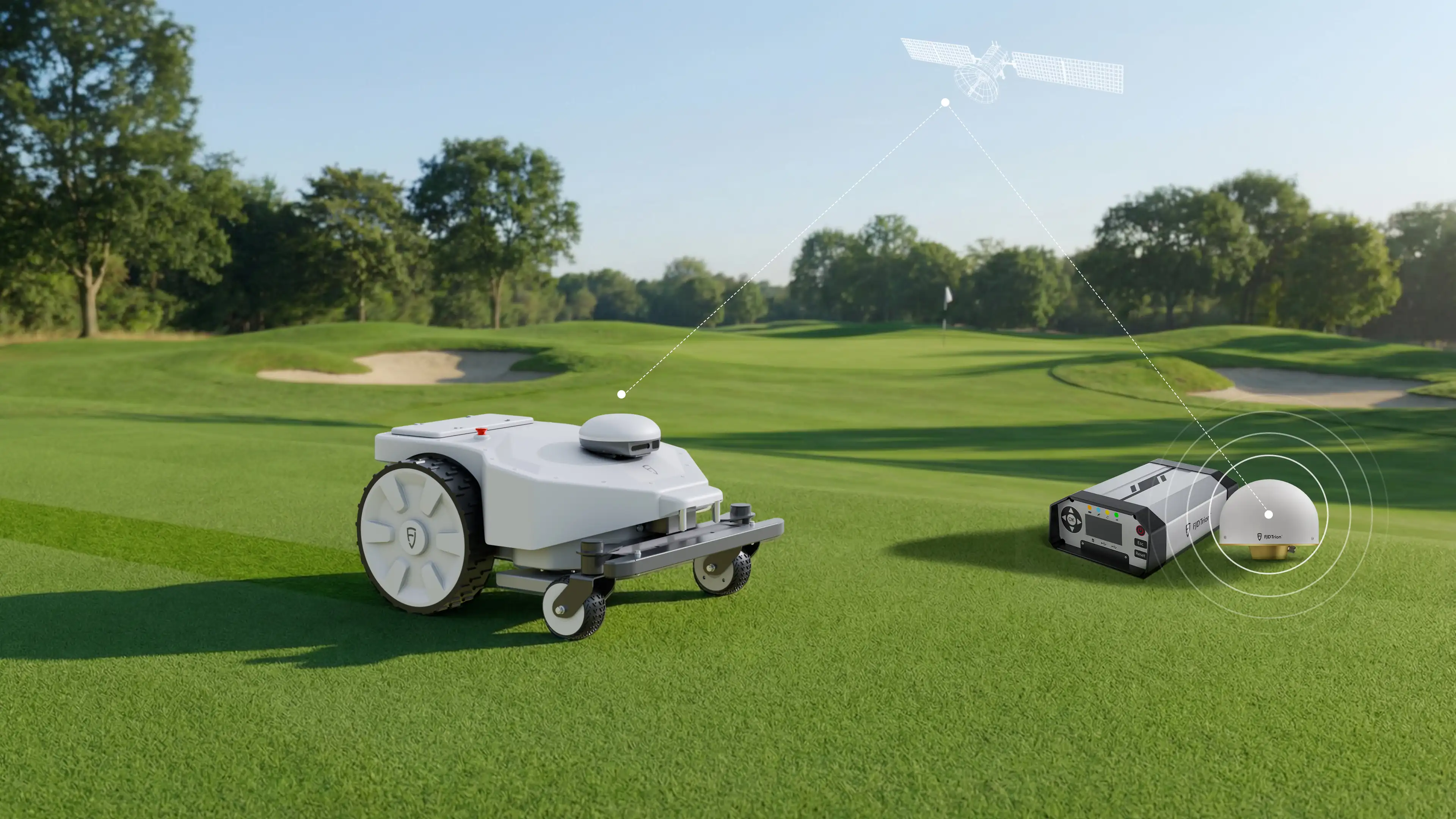 FJD FRX ロボット芝刈り機：プロフェッショナルな芝生管理ソリューション